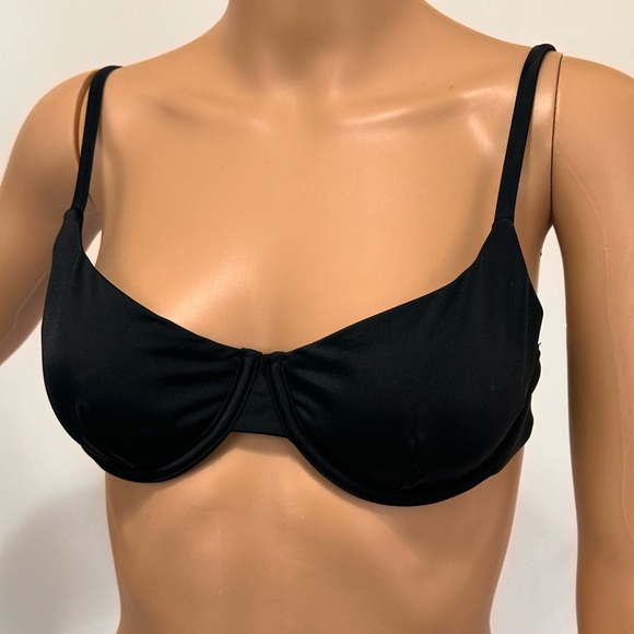 ANDIE -Bermuda Top - Black Swimsuit Underwire Full Coverage Bikini Top (S)   NWT - Picture 6 of 11